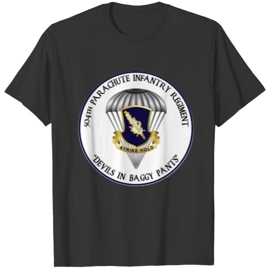 504th PARACHUTE INFANTRY REGIMENT T-shirt