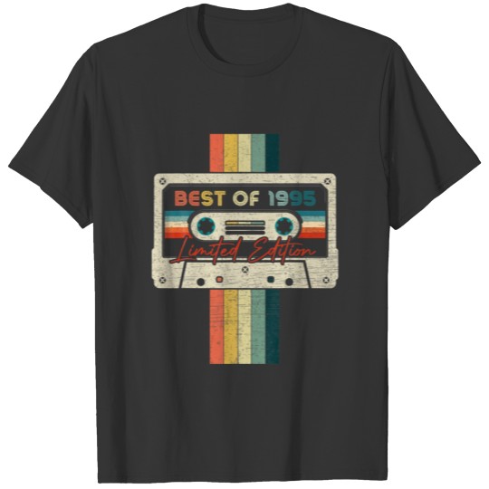 27 Birthday Gift Best Of 1995 Cassette Tape Limite T-shirt