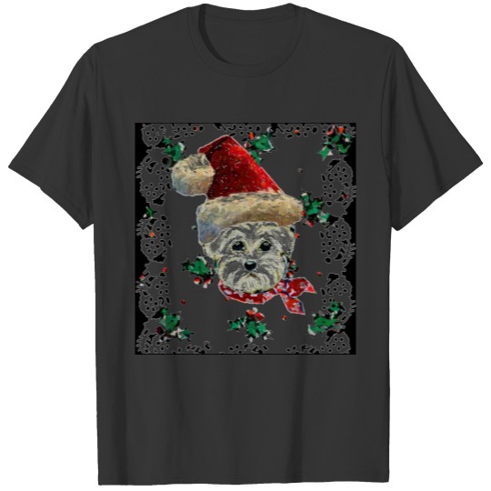 Westie Santa T-shirt