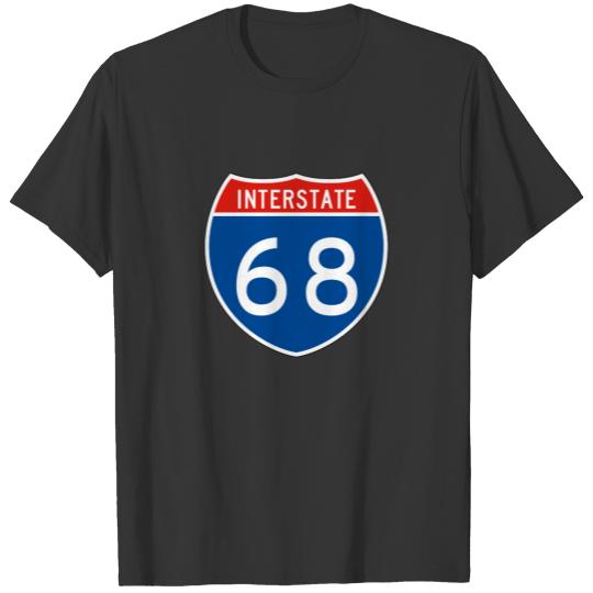 Interstate Sign 68 T-shirt