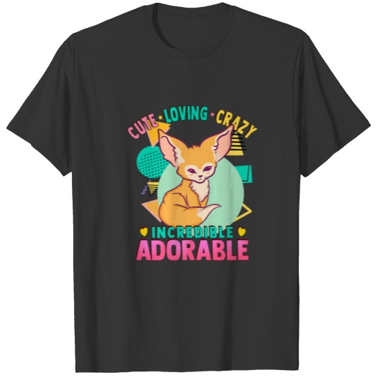 Fantasy Fox - Cute Kawaii - Loving Crazy Adorable T-shirt