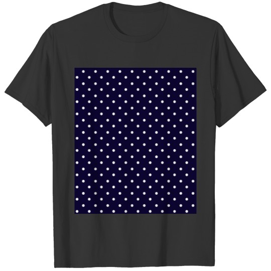 little  dots navy blue T-shirt