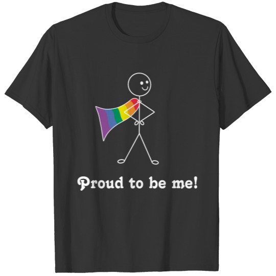 Proud to Be Me gay pride super hero T-shirt