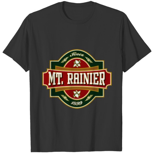Mt Rainier Old Label T-shirt