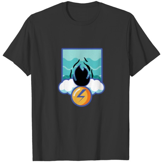 Electricity Fire Frame T-shirt
