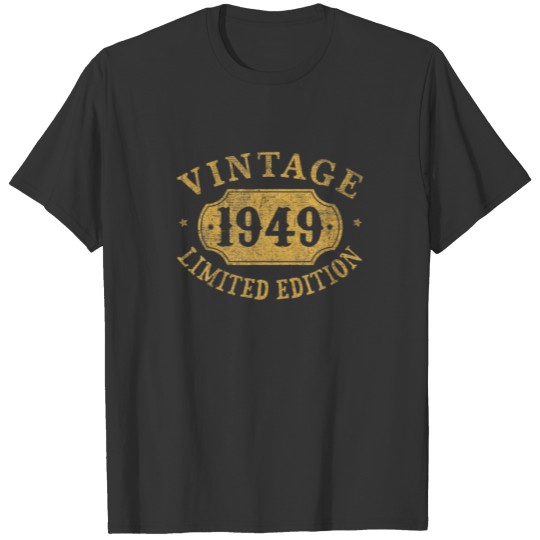 73 Years Old 73Rd Birthday Anniversary Best Limite T-shirt