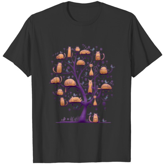 Cat Tree Of Life T-shirt