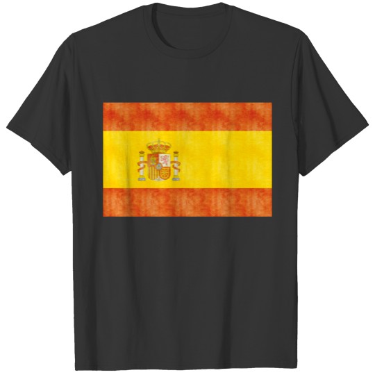 Retro Vintage Spain Flag T-shirt