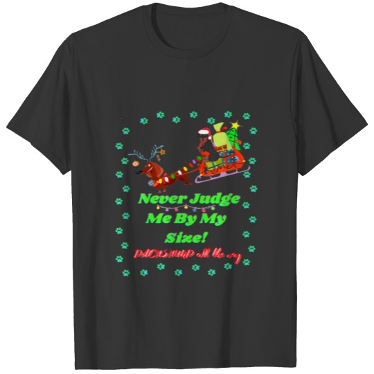 DACHSHUND FUNNY WIENER DOG GIFT NEVER JUDGE ME HOL T-shirt
