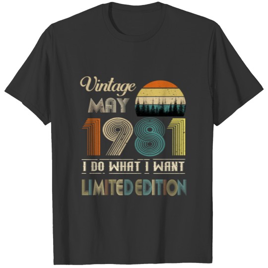 Vintage May 1981What I Want Limited Edition T-shirt