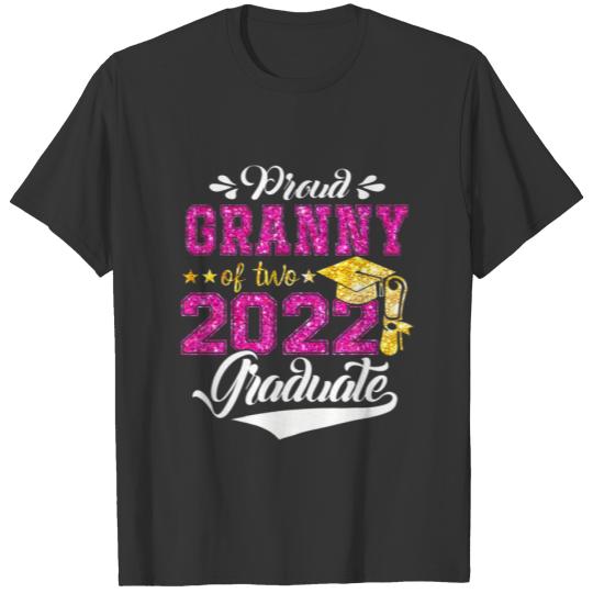 Proud Granny Of A Class Of 2022 Senior Funny Gradu T-shirt
