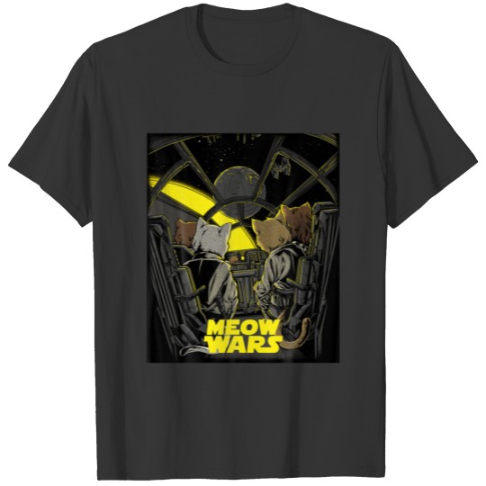 Meow Wars Funny Cat Wars Cat Lover Gift Cat T-shirt