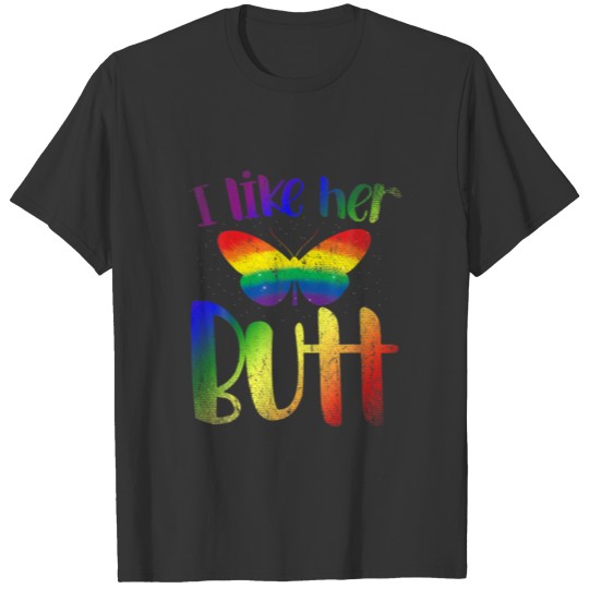 Funny Lesbian Gift Rainbow Flag LGBTQ Gay Pride Mo T-shirt