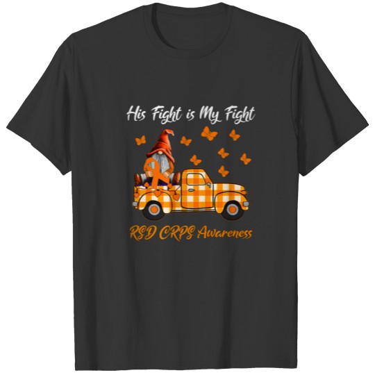Gnomes His Fight Is My Fight RSD CRPS Awareness Gi T-shirt