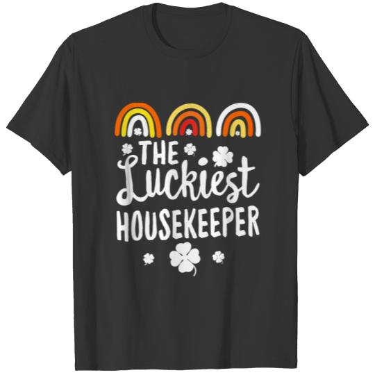 The Luckiest Housekeeper St. Patrick's Day Lucky I T-shirt