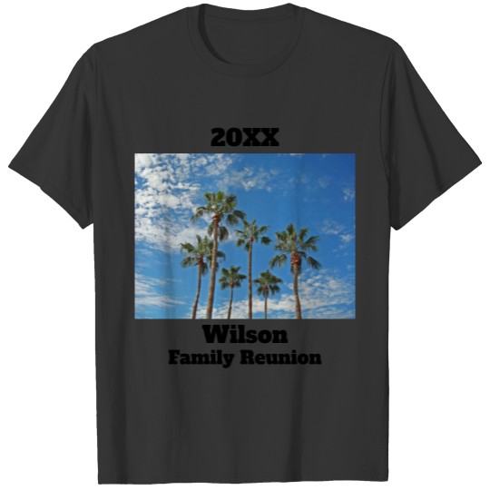 Family Reunion Tropical Palm Trees Paradise T-shirt