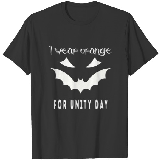 Unity Day Orange Kids Unity Day Pumpkin Face Toddl T-shirt