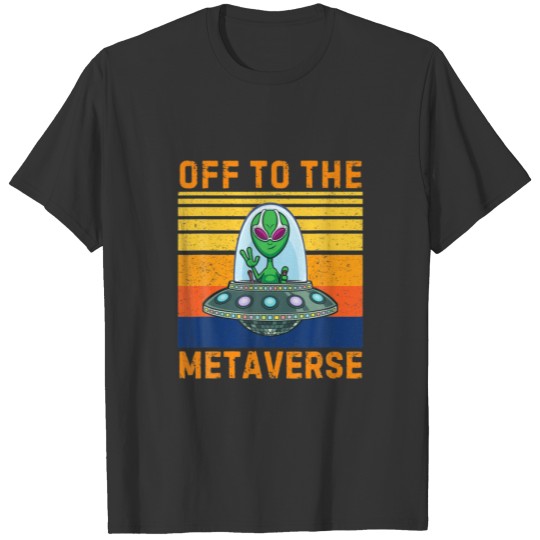 METAVERSE , FUNNY ALIEN, DISTRESSED METAVERSE T-shirt