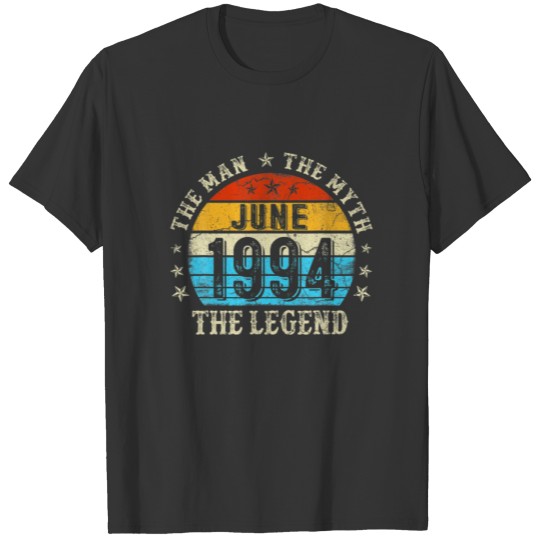 28 Year Old The Man Myth Legend June 1994 28Th Bir T-shirt