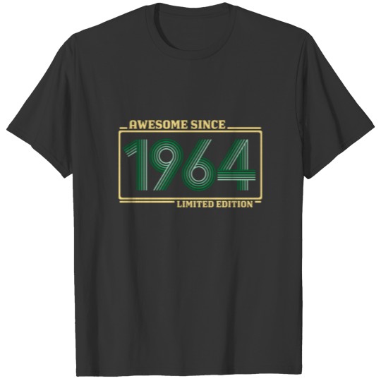 Awesome Since 1964 LIMITED EDITION 57 Years RETRO T-shirt