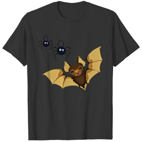 Bats & Spiders Halloween Scary  for Kids T-shirt