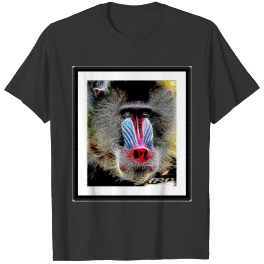 Primate Models: Mandrill baboon 01-02 T-shirt