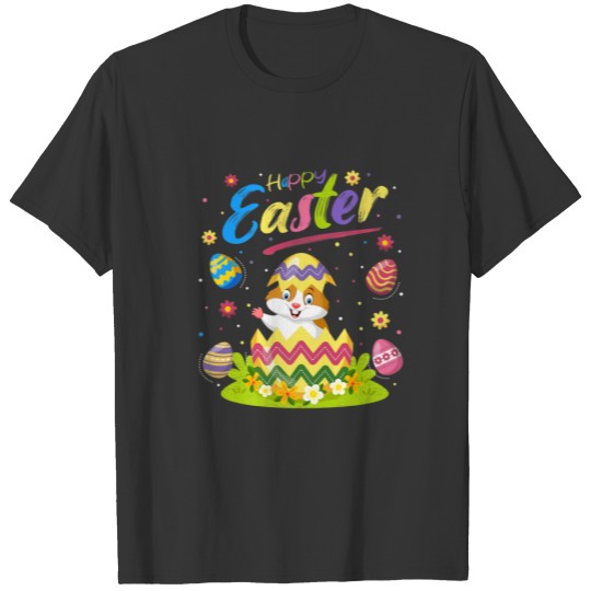 Hamster Lover Funny Easter Egg Hamster Happy Easte T-shirt
