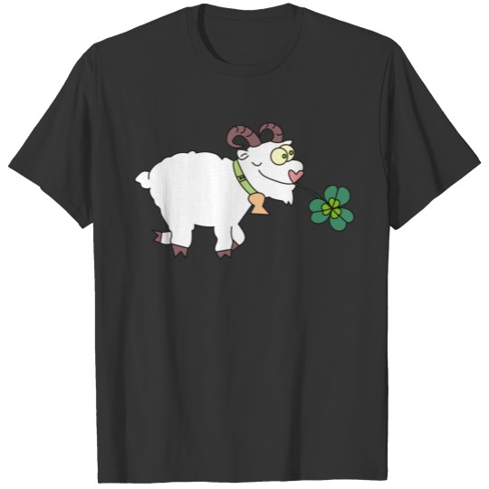 Humorous Cartoon Goat St.Patricks Day s T-shirt