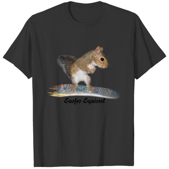 Surfer Squirrel T-shirt