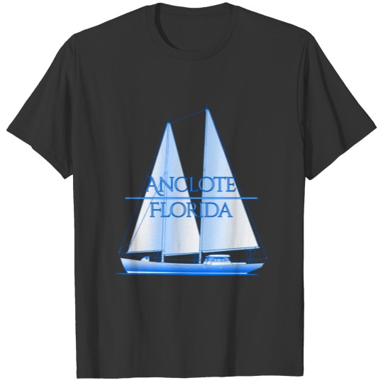 Anclote Coastal Nautical Sailing Sailor T-shirt