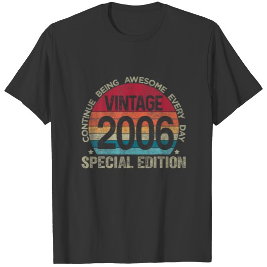 15Th Birthday Retro Special Edition 2006 Vintage B T-shirt
