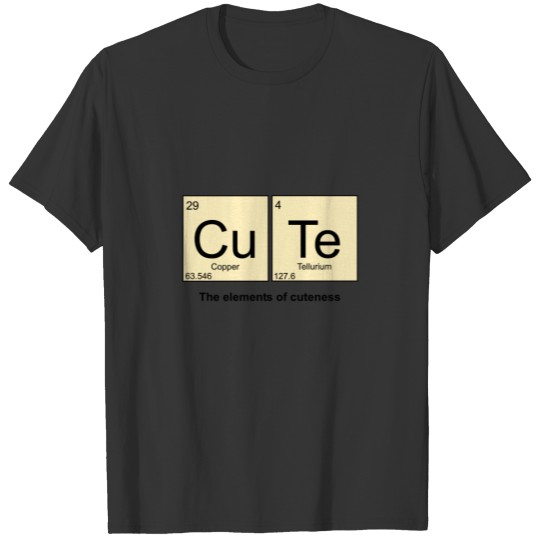 Cute the elements of cuteness T-shirt