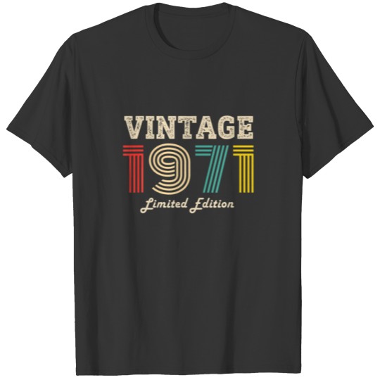 Retro Vintage 1951 Limited Edition Retro 50Th Birt T-shirt