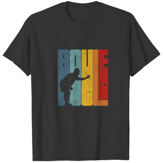 Boule Player Retro Petanque T-shirt