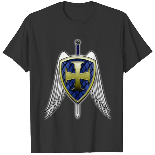 St Michael - Dragon Scale Shield T-shirt