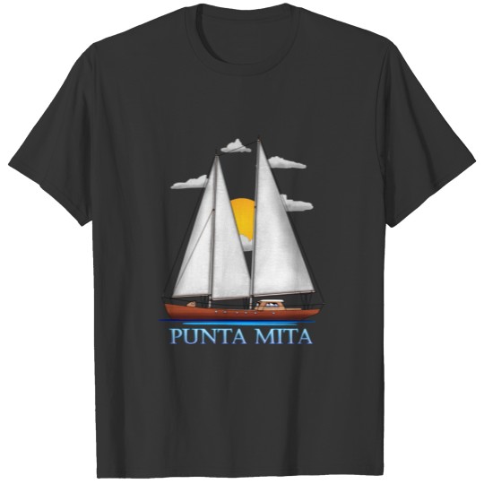 Punta Mita Coastal Nautical Sailing Sailor T-shirt