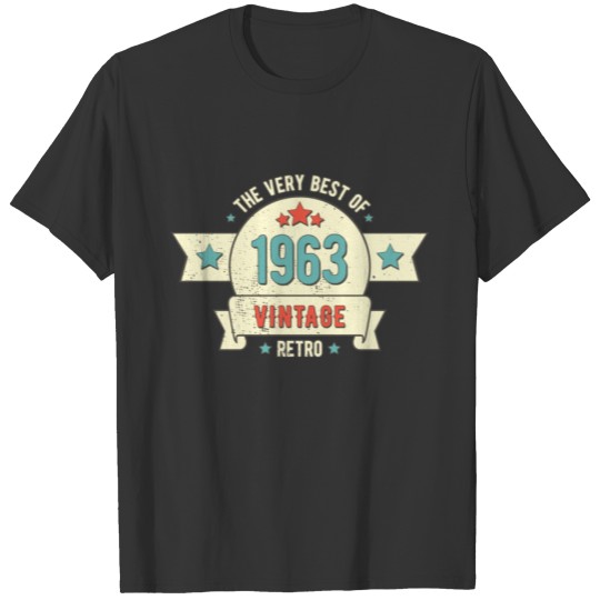The Very Best Of 1963 58th Birthday Vintage T-shirt