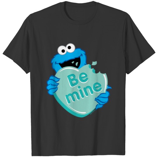 Cookie Monster "Be Mine" Valentine's Heart Candy T-shirt