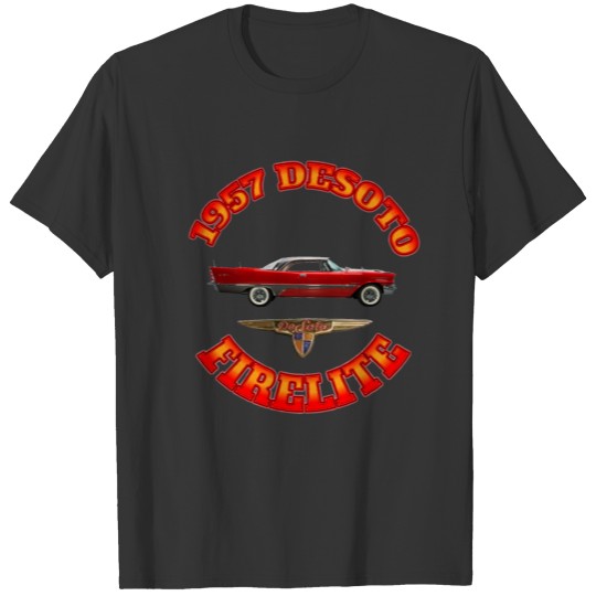 Men"s Black 1957 Desoto Firelite. T-shirt