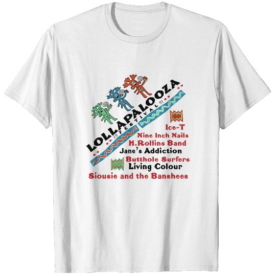 Lollapalooza 1991 Festival Vintage Style T-Shirt