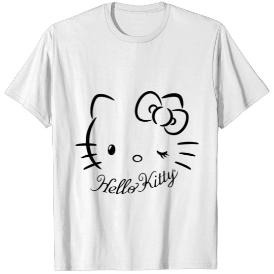 hellokitty winking tee gift for chilrend girlfrien T-shirt