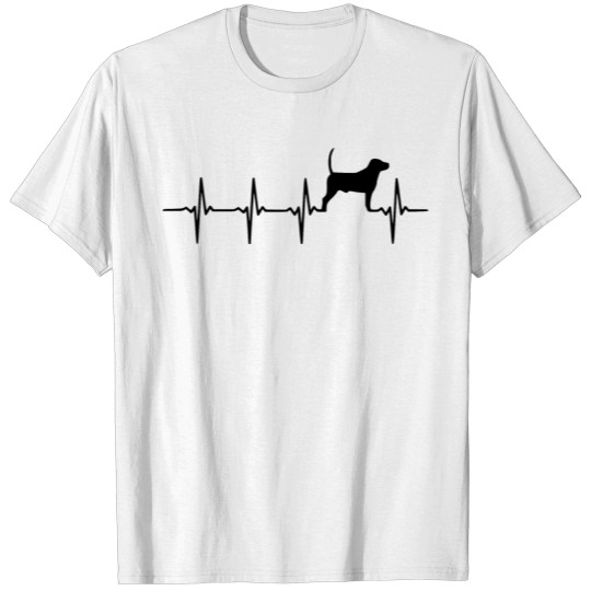 beagle hearbeat T-shirt