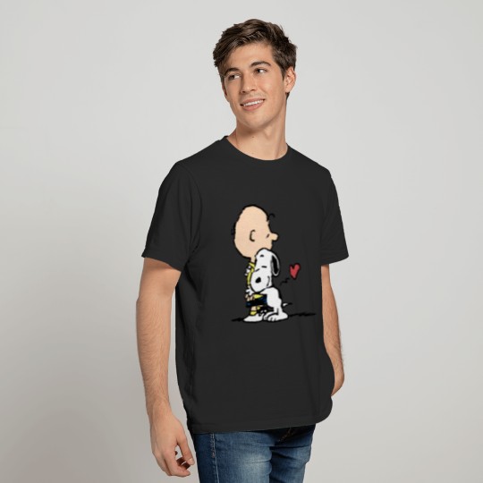 Peanuts Charlie Brown Snoopy Hug Love Shirt