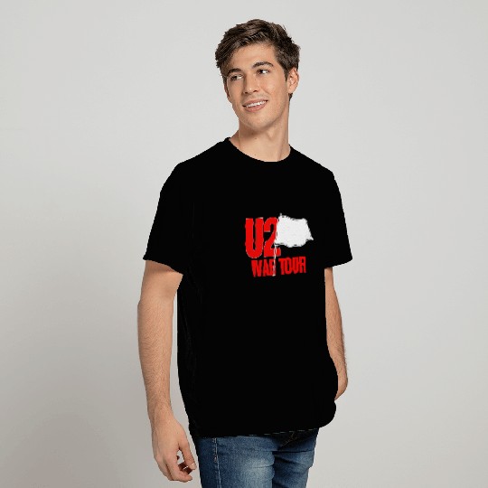 U2 W.a.r Tour Vintage 1983 Black Concert T Shirt