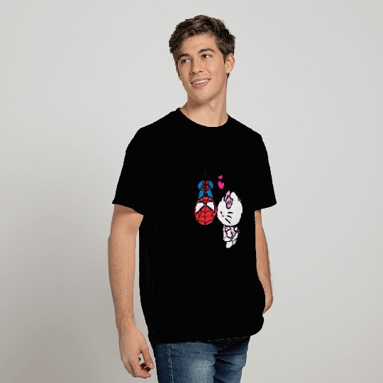 Hello Kitty and Spider-Man Lovers Tee