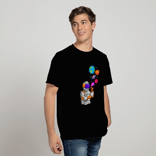 Astronauts Making Planet Soap Balloons T-Shirts