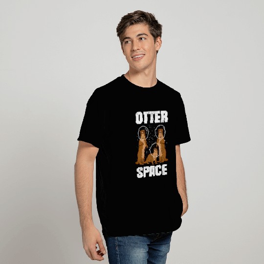 Otters Space for a Astronaut Fan Astronomy Solar System T-Shirts