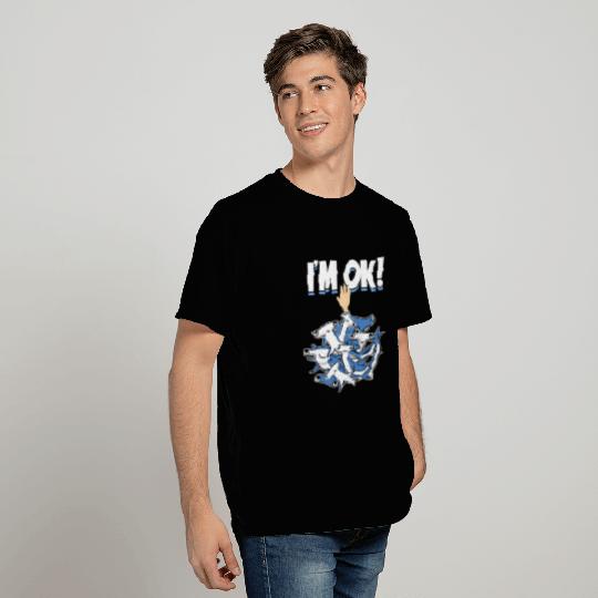 Ocean Shark IM OK Funny Hammerhead Shark T-Shirts