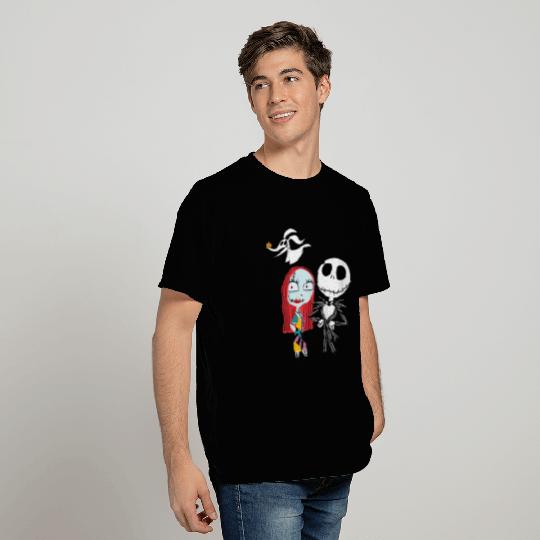Disneyss Nightmare Before Christmas Dark Jack Sally T-Shirts