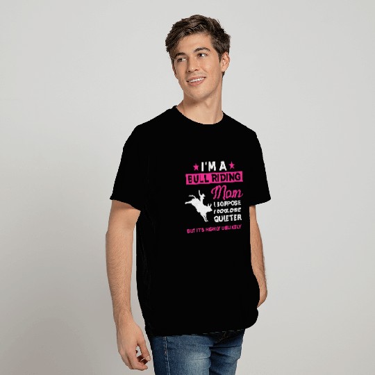 Bull Riding Mom T-shirt